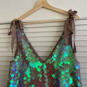 Free People mini mermaid dress size small